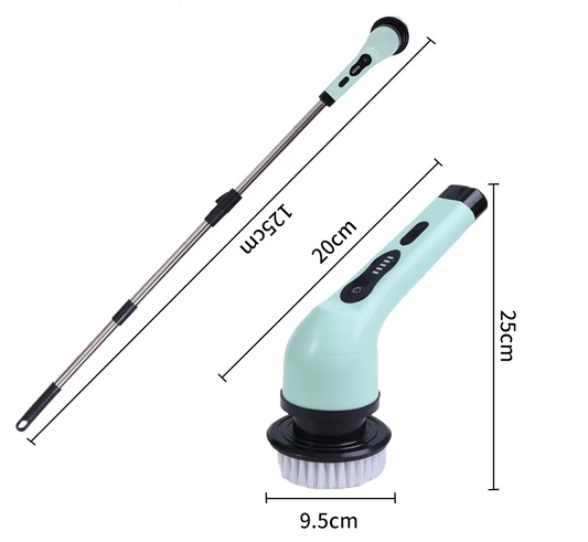 Draadloze Elektrische Schoonmaakborstel – Multifunctionele Spin Scrubber voor Keuken en Badkamer