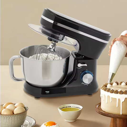 Keukenmachine 4.5L – Multifunctionele Mixer met Kantelbare Kop voor Deeg en Beslag