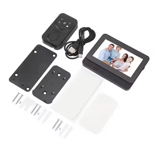 Draadloze Video Deurbel met Scherm – 1080P Camera en 2-Way Audio