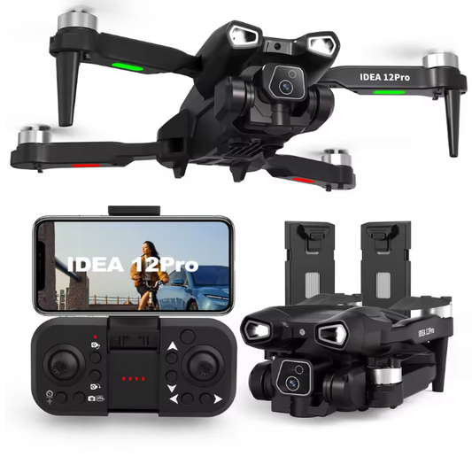 4K Drone met Dual Camera – FPV WiFi Quadcopter met Brushless Motor en 2 Batterijen