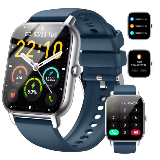 Smartwatch 1.85 Inch – Fitness Tracker met 110+ Sportmodi en Gezondheidsmonitor