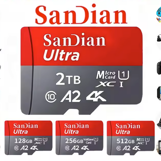 Micro SD Geheugenkaart Class 10 – High Speed Opslag voor Smartphone, Camera en Tablet