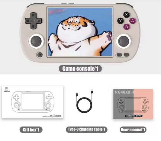 Retro Handheld Game Console – 4.0 Inch IPS Scherm, 64-bit Linux en Draagbaar Gaming Systeem