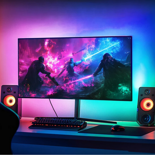 RGB LED Monitor Backlight Strip – Ambient Sync en Gaming Setup Verlichting