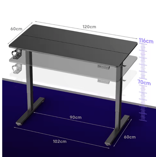 Elektrisch Verstelbaar Zit-Sta Bureau met Memory Functie – Ergonomisch Werkbureau