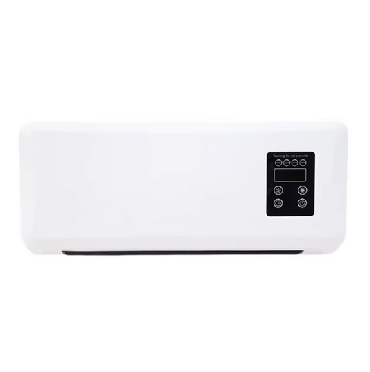 Wandmodel Airco en Ventilatorkachel 2-in-1 – 1500 W, Natuurlijke Lucht, Verwarming, Touchbediening en Afstandsbediening