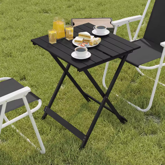 Opvouwbare Aluminium Campingtafel – Lichtgewicht & Draagbare Bijzettafel voor Buiten
