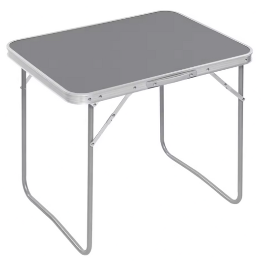 Opvouwbare Campingtafel – Aluminium Tuintafel met Handvat, Licht & Draagbaar