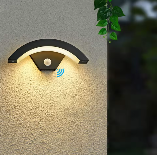 Buiten Wandlamp met Bewegingssensor – 24W Warm Wit Licht, IP65 Waterdicht