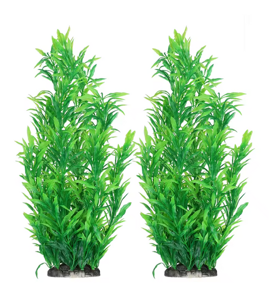 Aquarium Kunstplant – Groene Bal Gras Decoratie, 2 Stuks