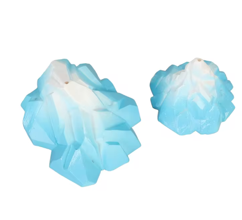 Set van 2 Aquarium IJsberg Decoraties – Kunststof Landschapsornamenten