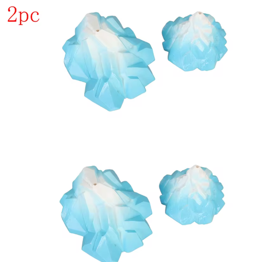 Set van 2 Aquarium IJsberg Decoraties – Kunststof Landschapsornamenten