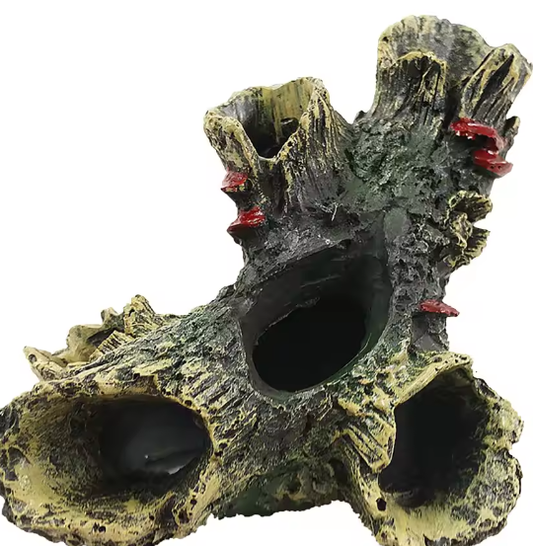 Aquarium Hars Houtdecoratie – Hol Landschapsornament met Schuilplaats