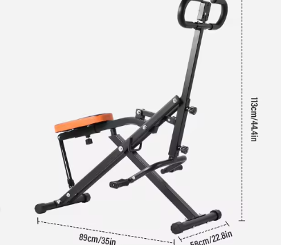 Squat Machine – Opvouwbare Buik- en Beentrainer met Weerstand