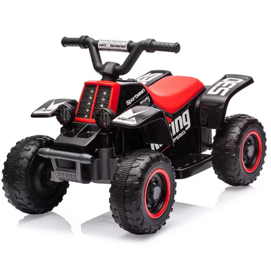 Elektrische Kinderquad 6V met LED-verlichting, Muziek en Claxon – Mini ATV (vanaf 3 jaar)