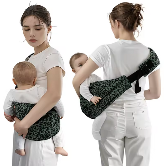 Baby Heupdrager met Brede Schouderriem – Draagbare Frontdrager met Taillekruk