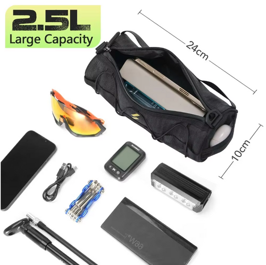 Fietsstuurtas 24 cm – Multifunctionele Waterafstotende Frame Tas met Schouderband