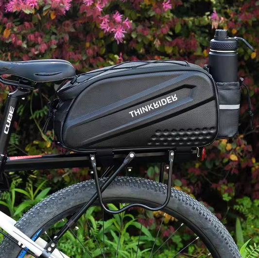 Fiets Bagagedrager Tas 14L – Harde Shell Fietstas Waterafstotend met Schouderband