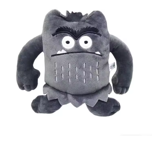 Set van 6 Kawaii Monster Knuffels – Zachte Pluche Speelgoedfiguren, Educatief en Sensorisch Speelgoed (15 cm)