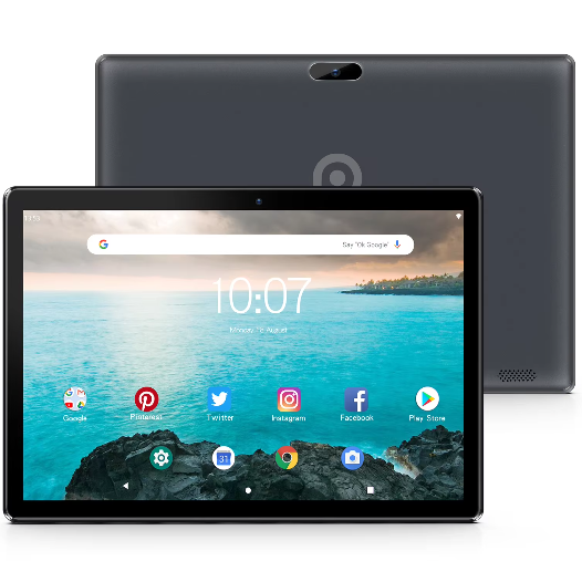 10 Inch Android Tablet met SIM-slot en WiFi – Quad-Core Touchscreen Tablet met GPS en Dubbele Camera