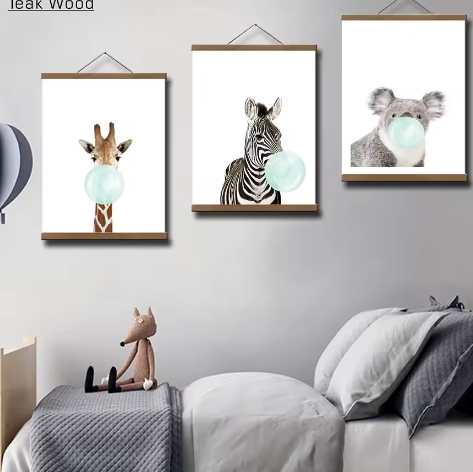 Magnetisch Houten Poster Frame – Canvas en Schilderij Hanger