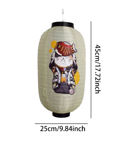 Japanse Hangende Lantaarn – Traditionele Decoratieve Lamp voor Restaurant en Interieur