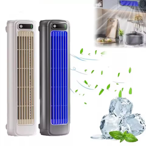 Draagbare Mini Airconditioner Ventilator – 3 Snelheden, Stil en Oplaadbaar