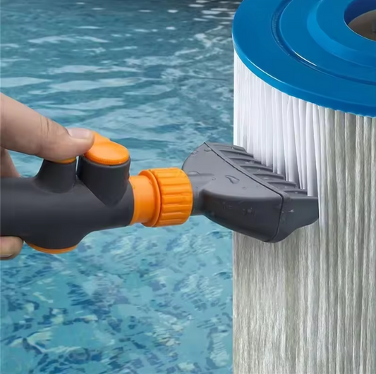 Handheld Zwembad Filter Reinigingsborstel – Cartridge Cleaner voor Zwembad, Spa & Hot Tub