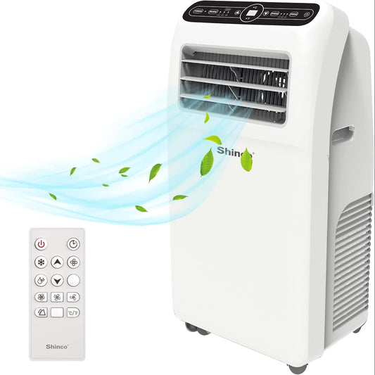 Mobiele Airconditioner 12000 BTU – 3-in-1 Koelen, Ventileren en Ontvochtigen met Uitlaatslang