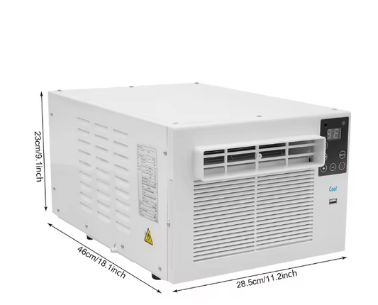 Draagbare Airconditioner Ventilator 280W – Mini Koeler met Timer en Afstandsbediening