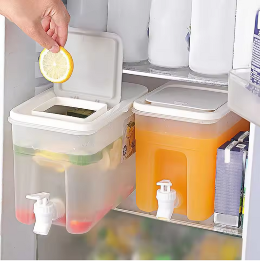 4L Koelkast Watercontainer met Kraan – Kunststof Drankdispenser voor Koelkast