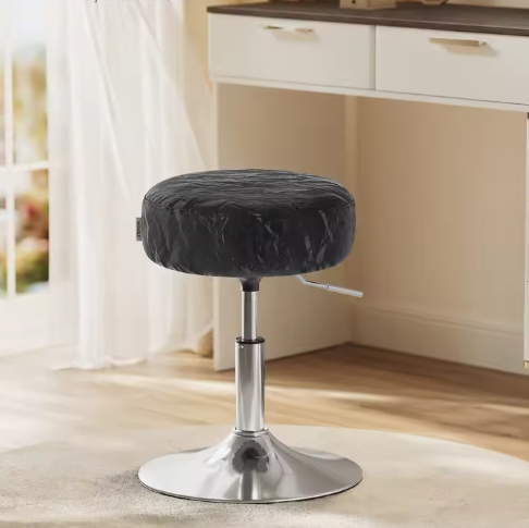 Moderne Make-Up Kruk – 360° Draaibare Verstelbare Kruk met PU Zitting