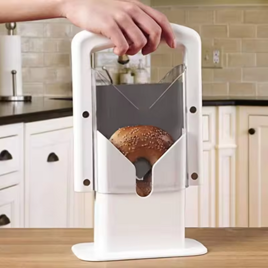 Bagel Guillotine Snijder – Bagelsnijder en Broodsnijder voor de Keuken