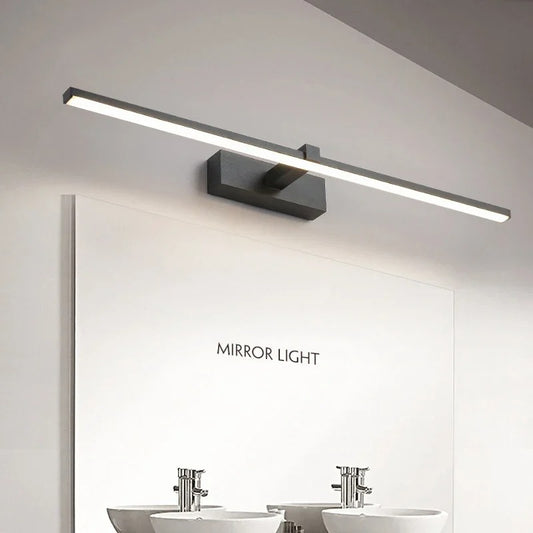 Moderne LED Badkamer Wandlamp – Spiegelverlichting met 3 Lichtkleuren – Aluminium Lijnlamp voor Badkamer en Interieur