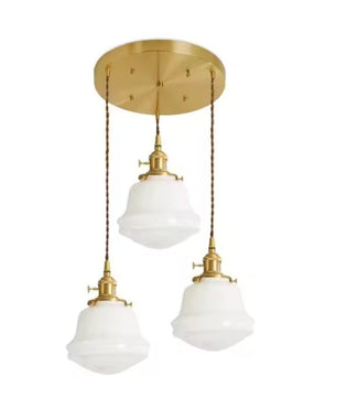 Japanse Glazen Hanglamp – Minimalistisch Nordic Design – LED E27 – Verstelbaar Snoer 200 cm – Sfeervolle Interieurverlichting