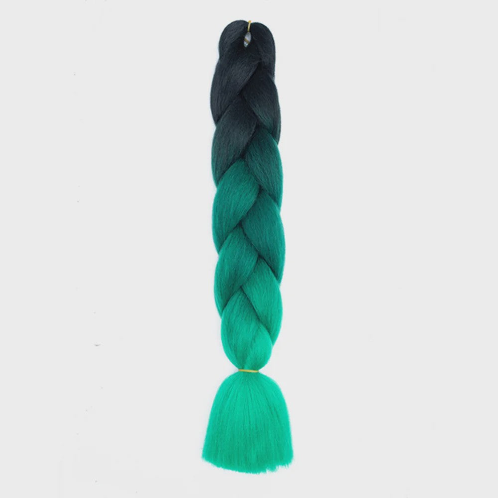 24 Inch Jumbo Braiding Hair Synthetisch Haar Ombre Crochet Braid Extensions voor Dames