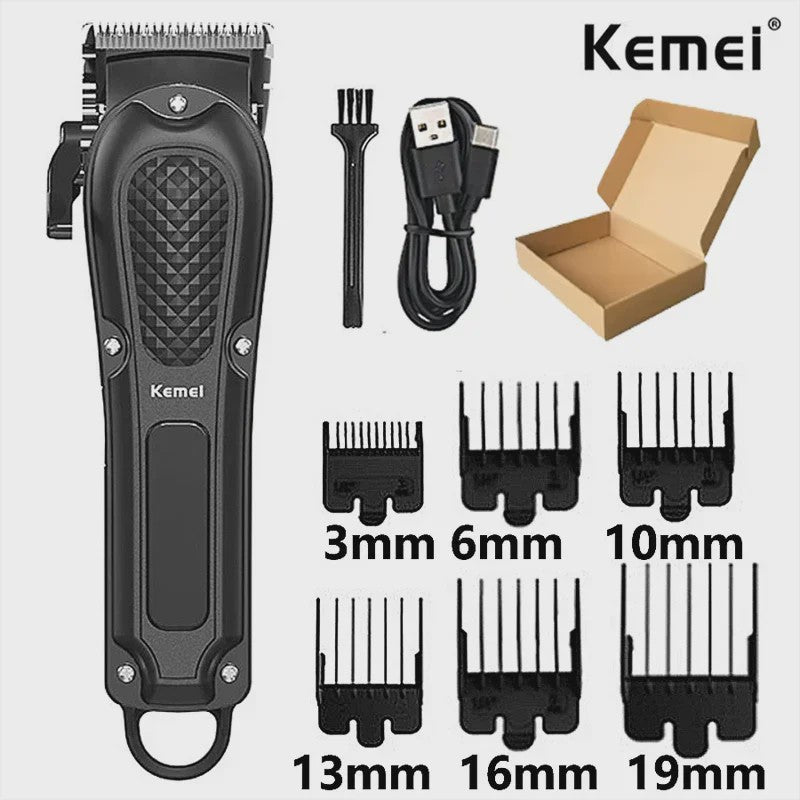 Kemei Professionele Draadloze Baardtrimmer & Tondeuse Set KM-1071/KM-2299
