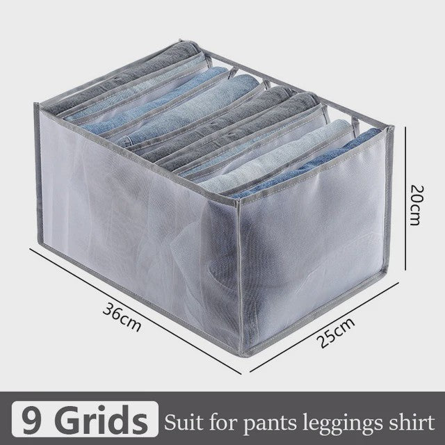 Opvouwbare Lade Organizer Set voor Ondergoed, Sokken en BH's - Mesh Opbergdozen
