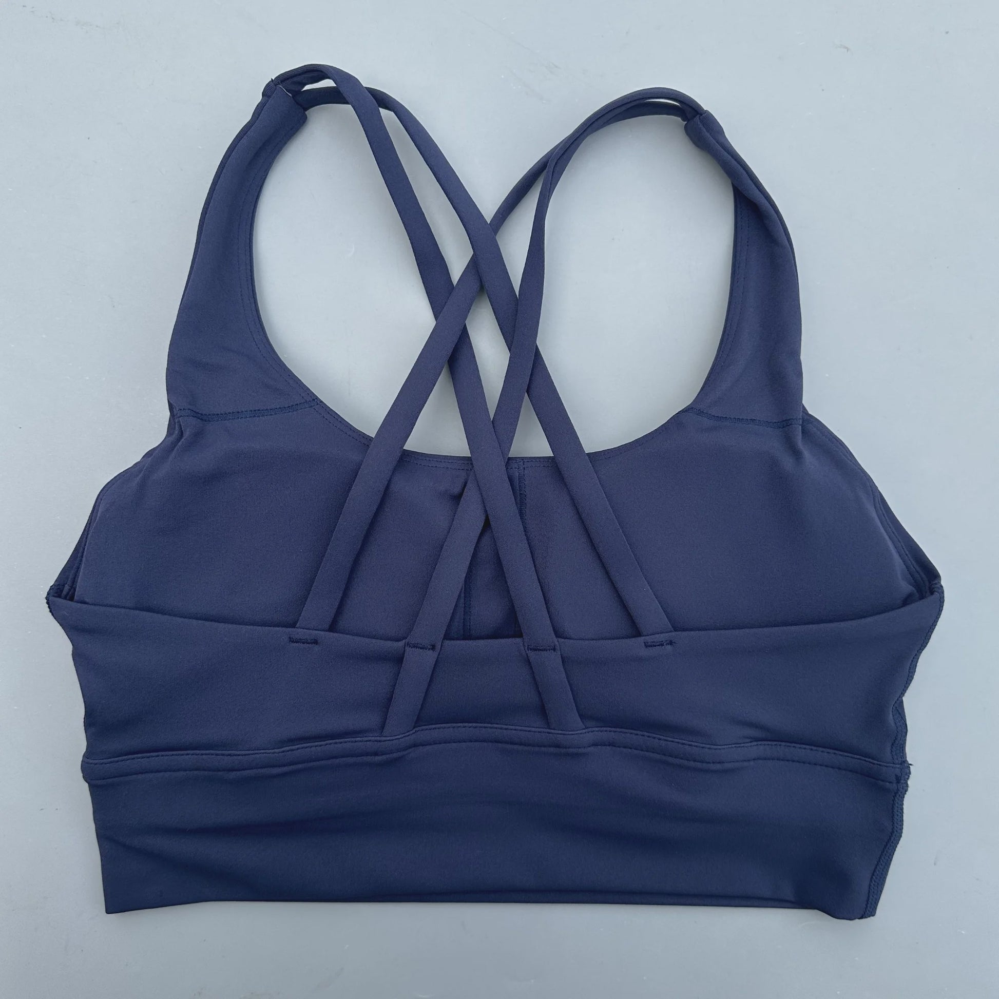 Comfortabele Sports BH met Push-Up Effect en Kruisbanden - Hoge Ondersteuning voor Yoga & Fitness