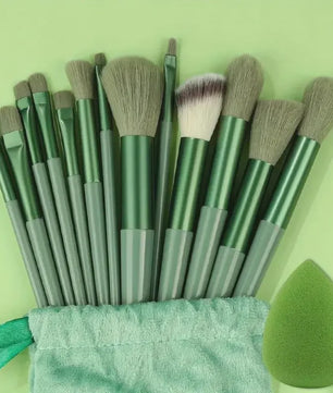 Professionele Make-up Kwasten Set: Zachte Kabuki & Blending Penselen voor Foundation, Poeder, Oogschaduw - Beauty Tools Kit