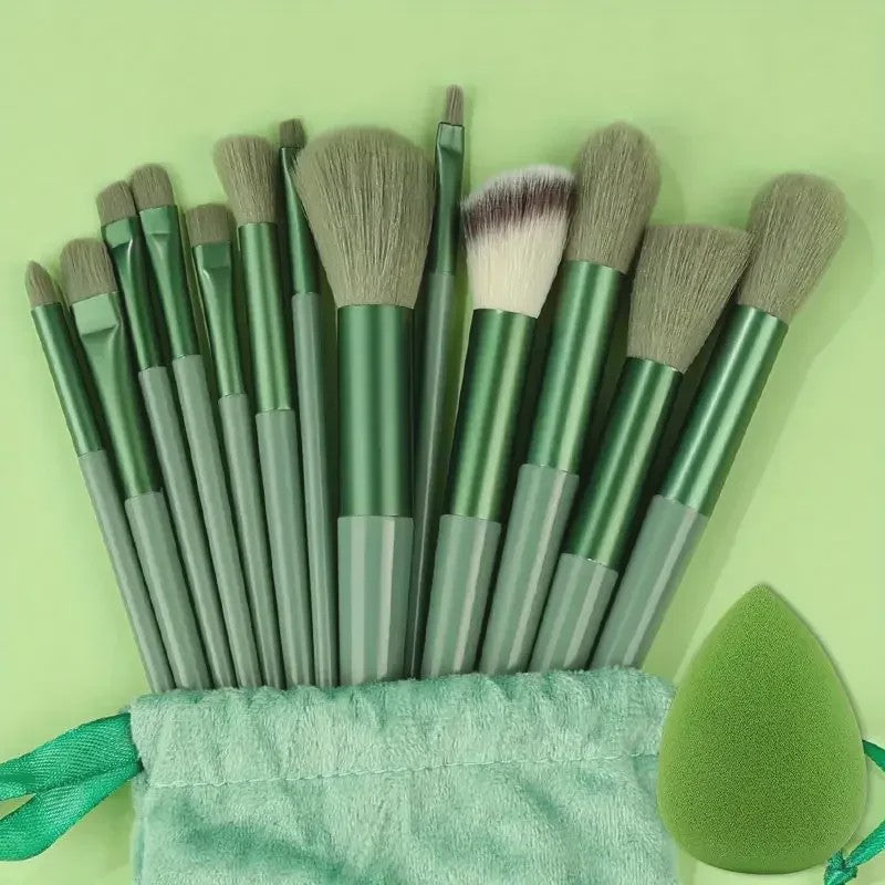 Professionele Make-up Kwasten Set: Zachte Kabuki & Blending Penselen voor Foundation, Poeder, Oogschaduw - Beauty Tools Kit