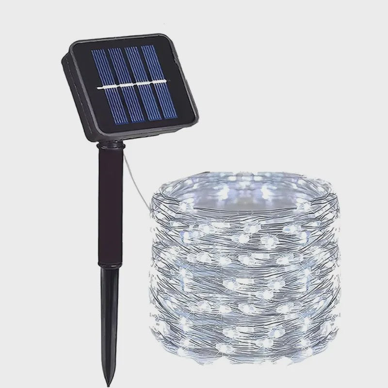 Zonne-energie Tuinslingers met 8 Modi - Waterdichte Draadverlichting voor Buitenfeesten en Kerst