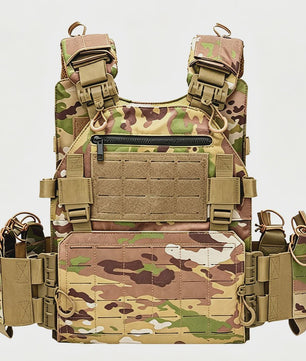 Multifunctioneel Tactisch Vest met Snelsluiting en MOLLE Systeem - Waterdicht & Slijtvast