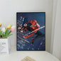 Frameloze Spiderman Poster - Marvel Kunst Print voor Woonkamer, Slaapkamer, Bar