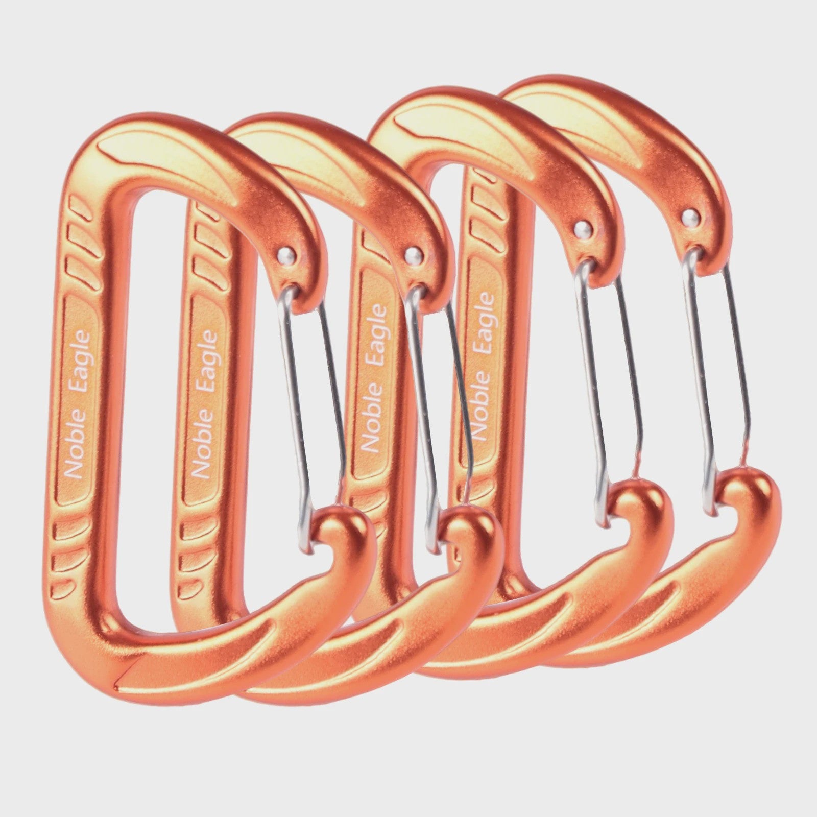 15kN Aluminium D-ring Karabiners Set - Zwaar, Lichtgewicht voor Outdoor & Camping