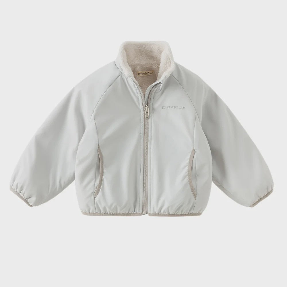 Dave & Bella Kinder Jas - Lente/Herfst Casual Outdoor Jas met Fleece Voering voor Jongens en Meisjes