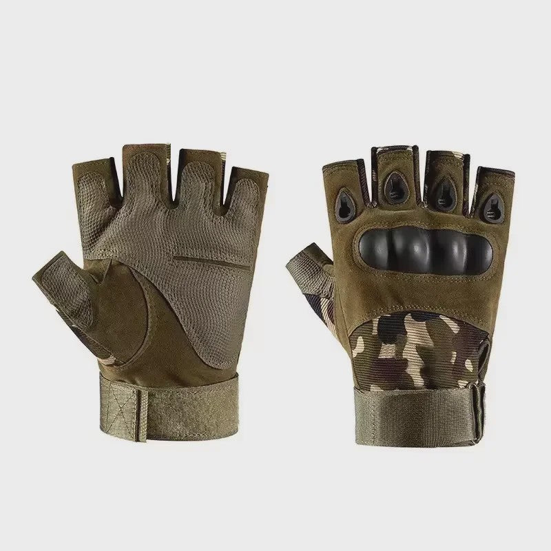 Outdoor Fitness Handschoenen Halve Vinger - Schokbestendig & Ademend voor Sport, Fietsen, Motorrijden