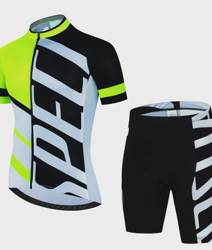 Professionele Fietskleding Set Heren - Zomer MTB Shirt & Bib Shorts