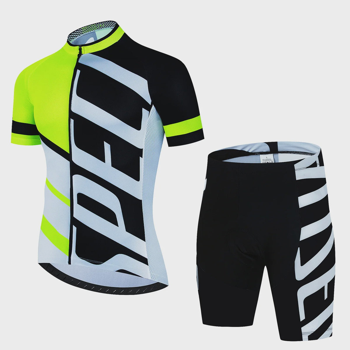 Professionele Fietskleding Set Heren - Zomer MTB Shirt & Bib Shorts