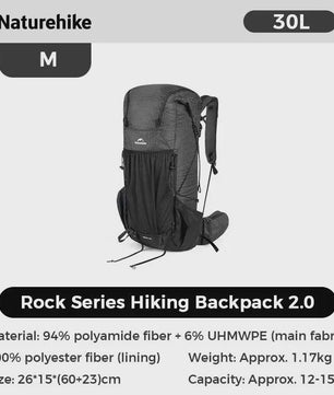 Naturehike 60+5L Wandelrugzak - Grote Capaciteit, Ergonomisch, Waterdicht